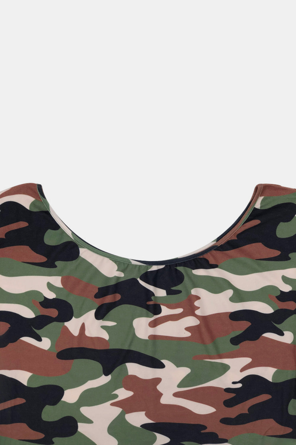 Plus Size Camouflage Top and Leggings Set - White Stag Clothing