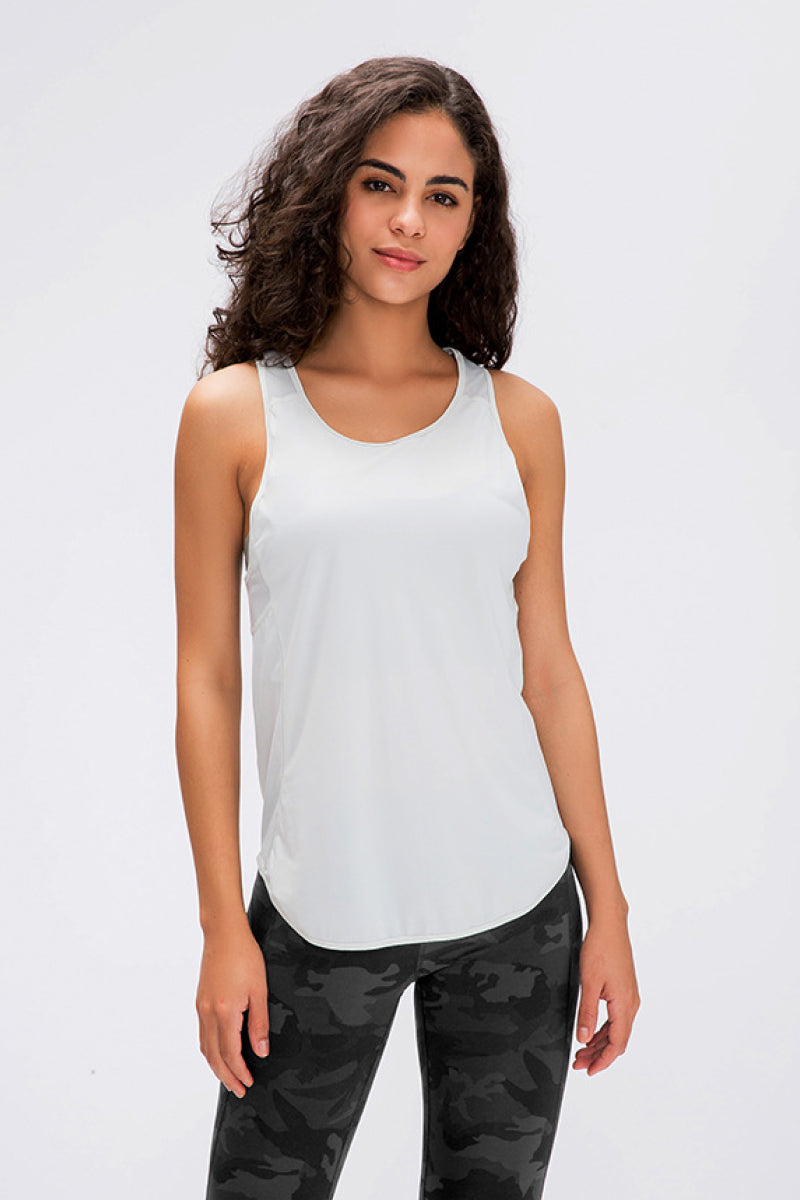 Mesh Panel Active Tank - White Stag Clothing