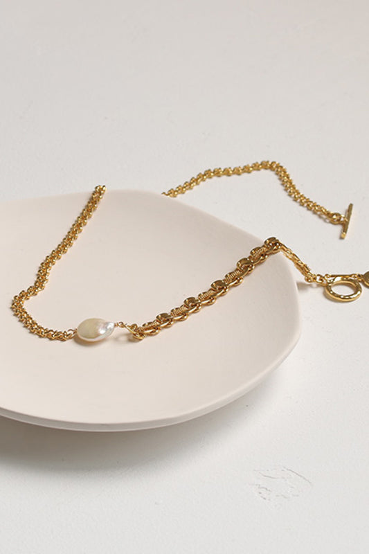 Triton's Treasure Necklace With Toggle Clasp - White Stag Clothing