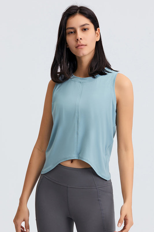 Curved Hem Active Tank - White Stag Clothing
